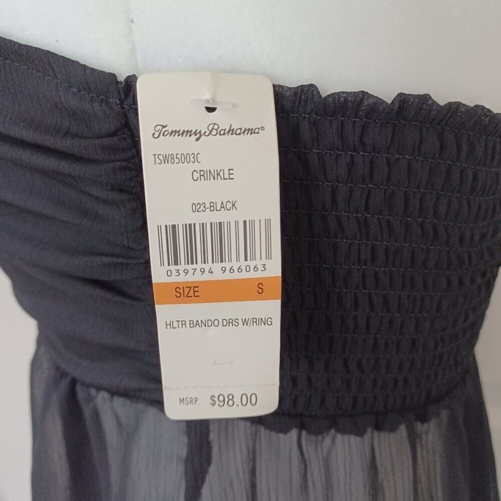Tommy Bahama Halter Sheer Swim Coverup Black NWT S - Picture 16 of 16